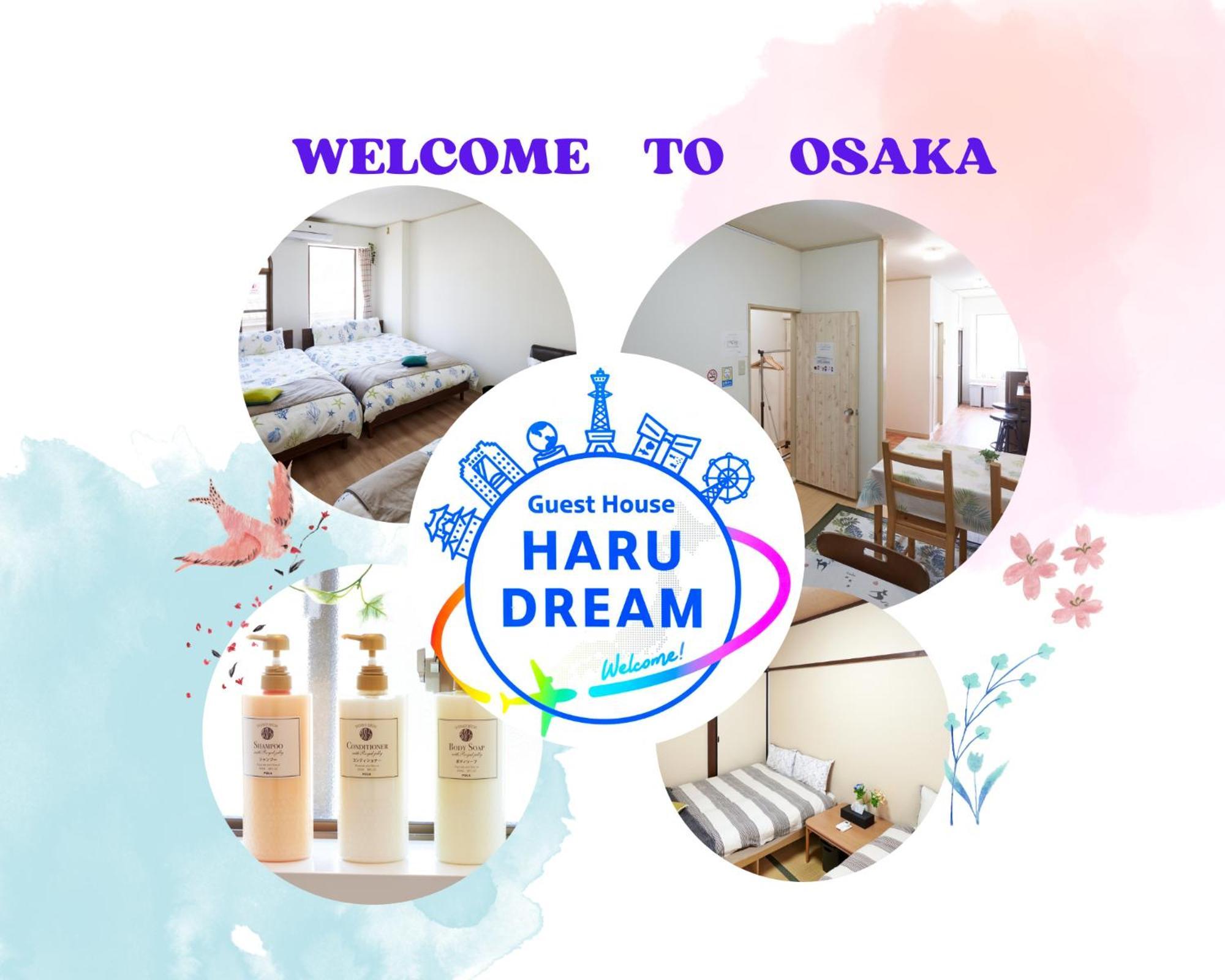 Guest House Haru Dream Shinimamiya Osaka Exterior photo